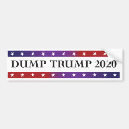 Dump Trump 2020 Bumpersticker