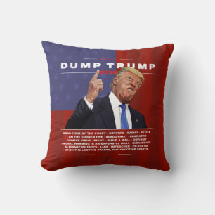 Dump Trump 2020 illustratie Kussen