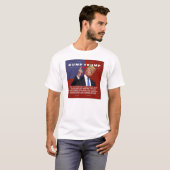 Dump Trump 2020 illustratie T-shirt (Voorkant volledig)