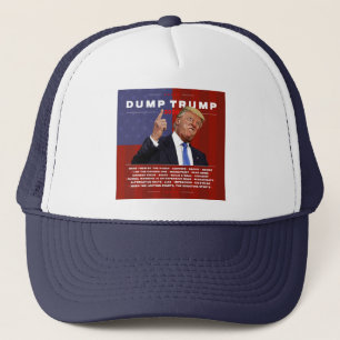 Dump Trump 2020 illustratie Trucker Pet