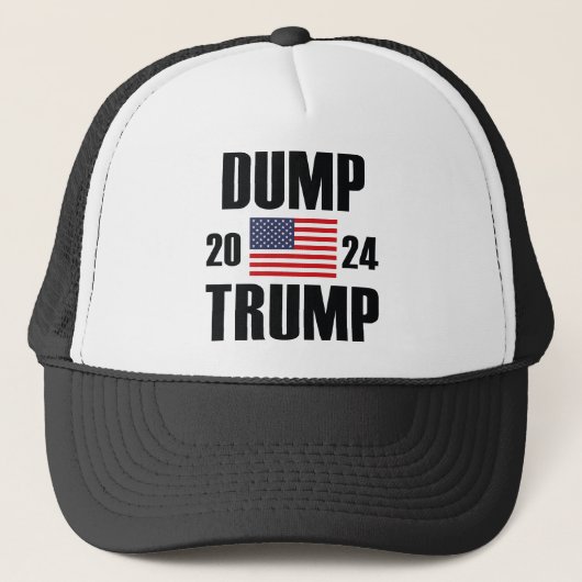 Dump Trump 2024 Trucker Pet (Voorkant)