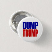 "DUMP TRUMP" 2,25-inch Ronde Button 3,2 Cm (Voorkant /achterkant)