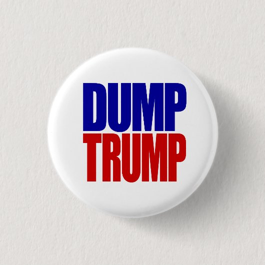 "DUMP TRUMP" 2,25-inch Ronde Button 3,2 Cm (Voorkant)