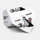 Dump Trump aka Dumptruck Trump Stropdas (Opgerold)
