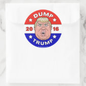 Dump Trump, Anti-Donald Trump 2016 Sticker (Tas)