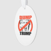 Dump Trump - Anti-Trump Ornament (voorkant)