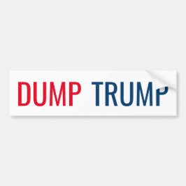 DUMP TRUMP BUMPERSTICKER