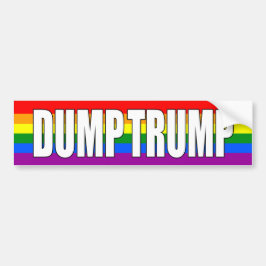 "DUMP TRUMP" BUMPERSTICKER