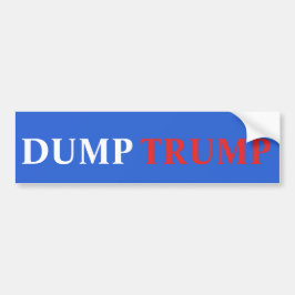 Dump Trump Bumpersticker