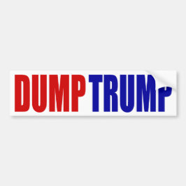 "DUMP TRUMP" BUMPERSTICKER