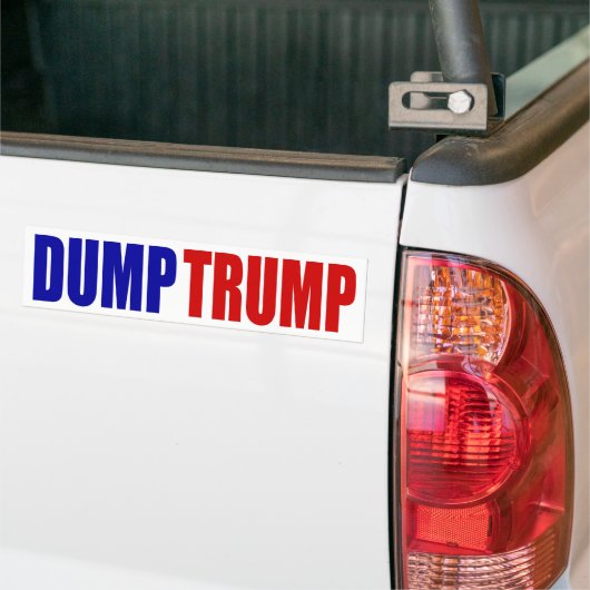 "DUMP TRUMP" BUMPERSTICKER (Op Truck)