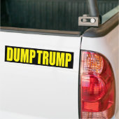 "DUMP TRUMP" BUMPERSTICKER (Op Truck)