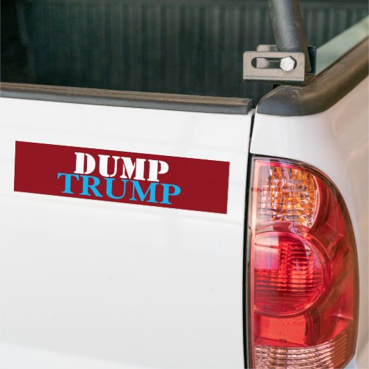 Dump Trump Bumpersticker (Op Truck)