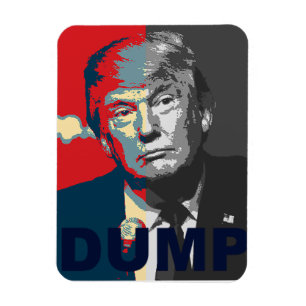 Dump Trump-campagne   Anti Donald Trump Magneet