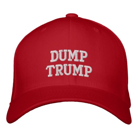 Dump Trump Custom Baseball Pet (Voorkant)