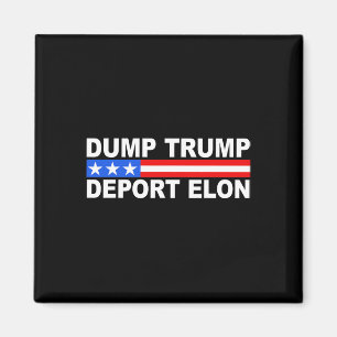 Dump Trump deporteer Elon 50501 Magneet