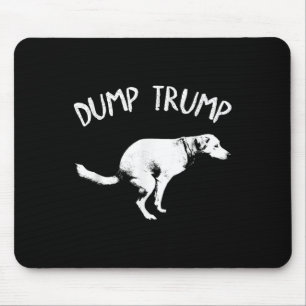 Dump Trump Dog Pooping Muismat