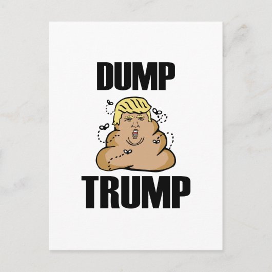 Dump Trump grappig Briefkaart (Voorkant)