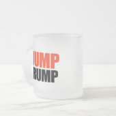 Dump Trump Matglas Koffiemok (Voorkant links)