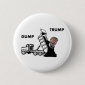Dump Trump Ronde Button 5,7 Cm (Voorkant)