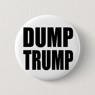 "DUMP TRUMP" RONDE BUTTON 5,7 CM