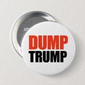Dump Trump - Ronde Button 7,6 Cm (Voorkant /achterkant)