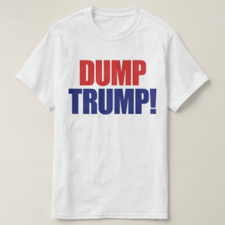 Dump Trump - zet president Trump af T-shirt
