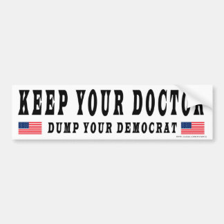 Dump Your Democraat Bumpersticker