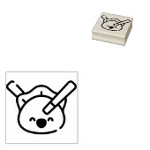 dumpen 	rubberstempel (Gestempeld)