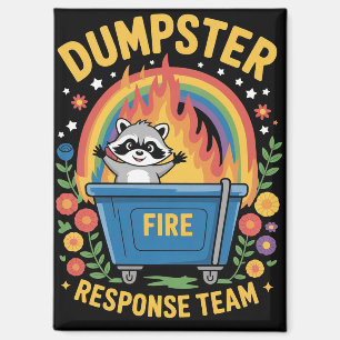 Dumpenbrand Reagenteam Sarcastisch Meme Leuk Magneet