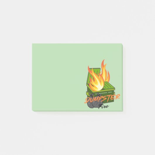 Dumpingbrand Post-it® Notes (Voorkant)