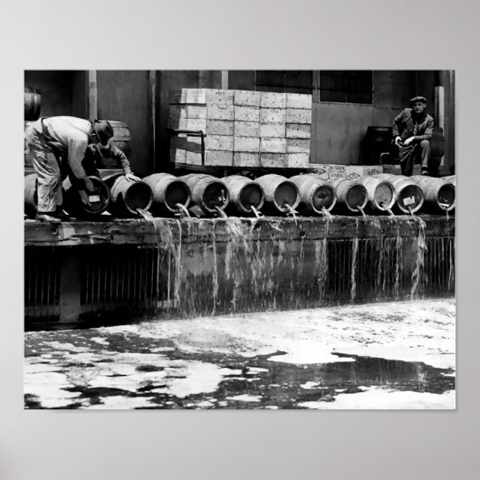 DUMPINGVERBODEN KEG BEER POSTER (Voorkant)