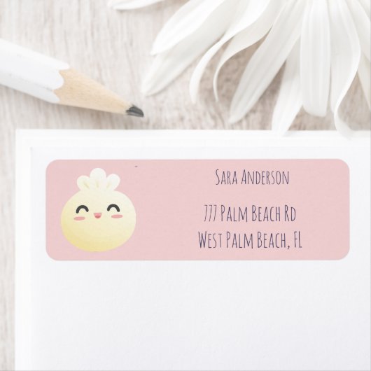 Dumpling Baby shower Girl Etiket (Insitu)