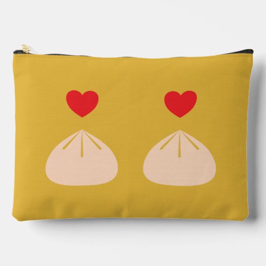 Dumpling liefde longan grote zak etui (Voorkant)