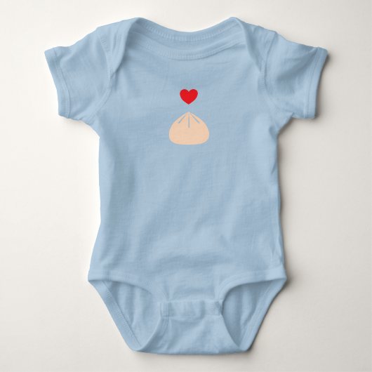 Dumpling Love Baby One-Piece Bodysuit (Voorkant)