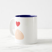 Dumpling Love Blue 11oz. Mok (Voorkant links)