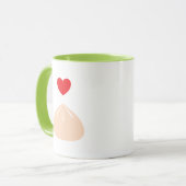 Dumpling Love Light Green 11oz. Mok (Voorkant links)