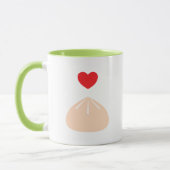 Dumpling Love Light Green 11oz. Mug (Gauche)