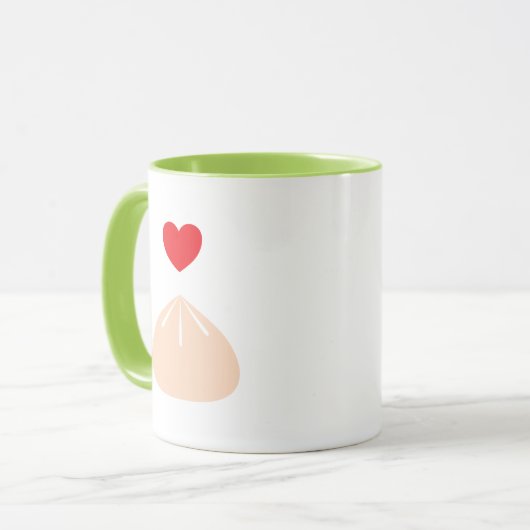 Dumpling Love Light Green 11oz. Mug (Devant gauche)