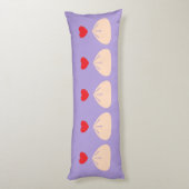 Dumpling Love Ube Body Pillow Lichaamskussen (Achterkant (Verticaal))