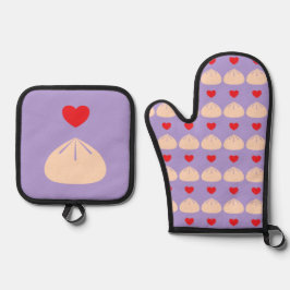 Dumpling Love Ube Ovenwant & Pannenlap Set