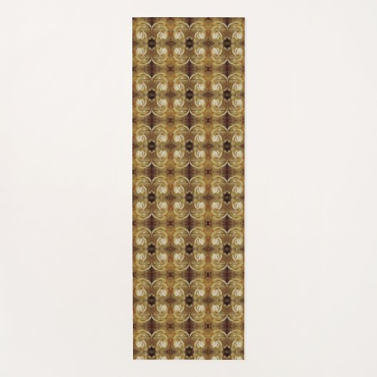 Dumpling Roos Ikat Fog Yogamat (Voorkant)