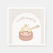 Dumpling verjaardagsservetten, Dim Sum verjaardag Servet (Voorkant)