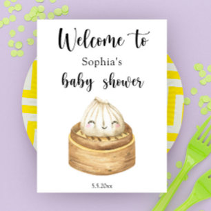 Dumpling - Welkom baby shower Poster