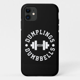 Dumplings en Dumbbells - Bulking - Funny Novelty iPhone 11 Hoesje