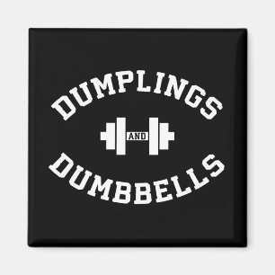 Dumplings en Dumplings - Grappige Bulking Nieuwigh Magneet