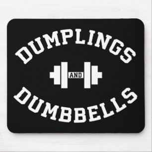 Dumplings en Dumplings - Grappige Bulking Nieuwigh Muismat