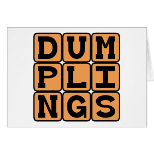 Dumplings, gekookte balletjes deeg