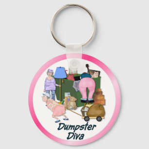 Dumpster Divas Sleutelhanger