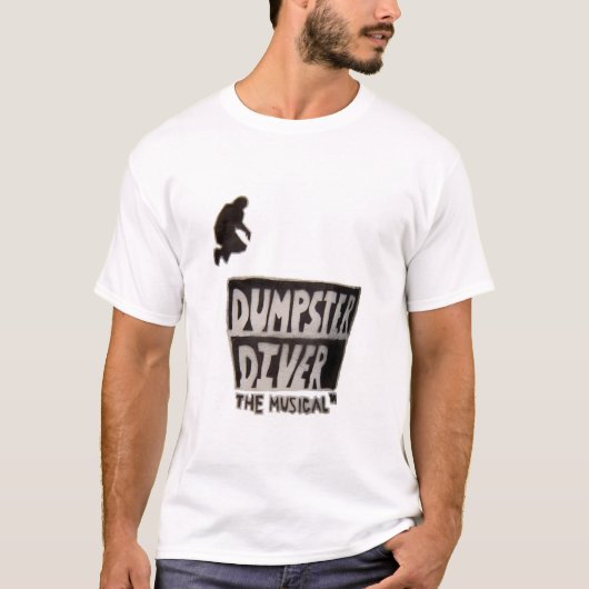 Dumpster Diver the musical™ T shirt for men (Voorkant)